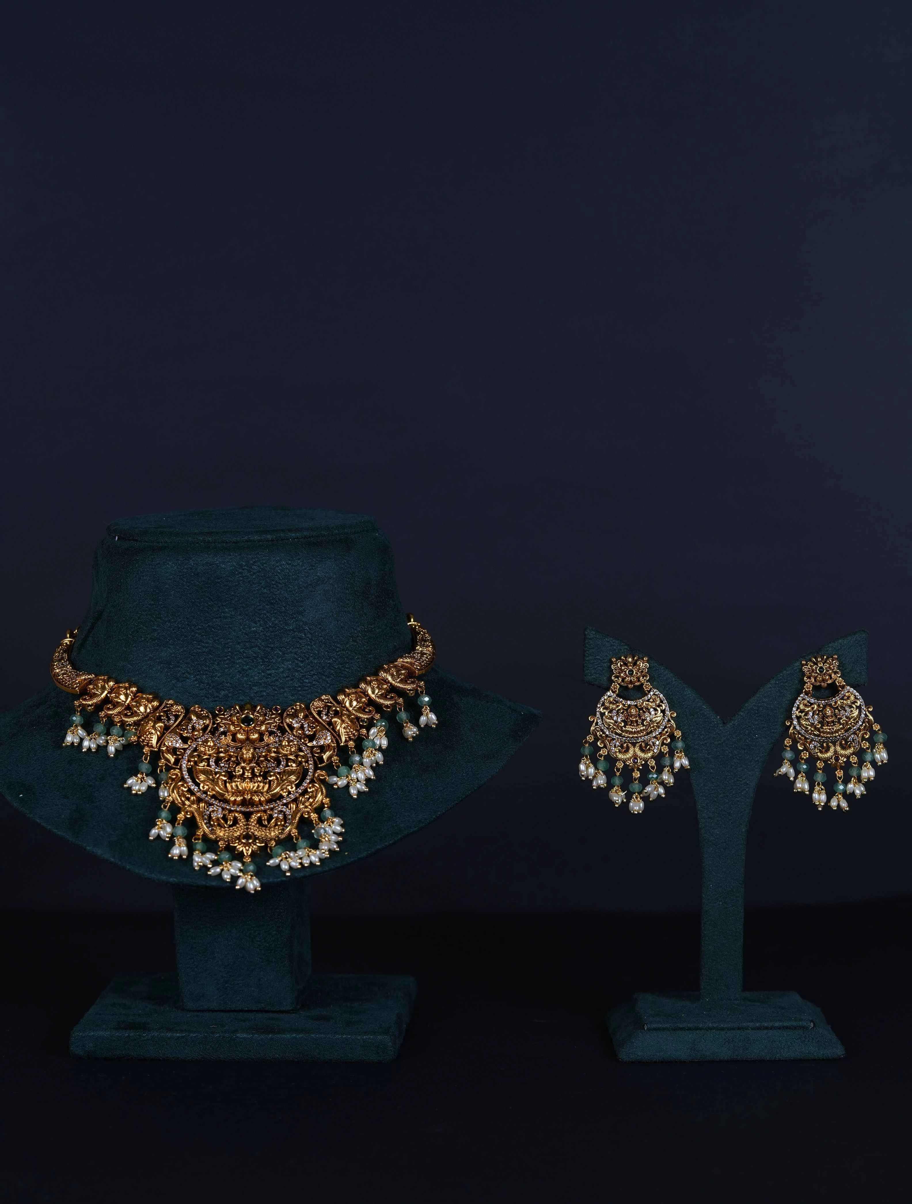 Temple Lakshmi Kante Necklace
