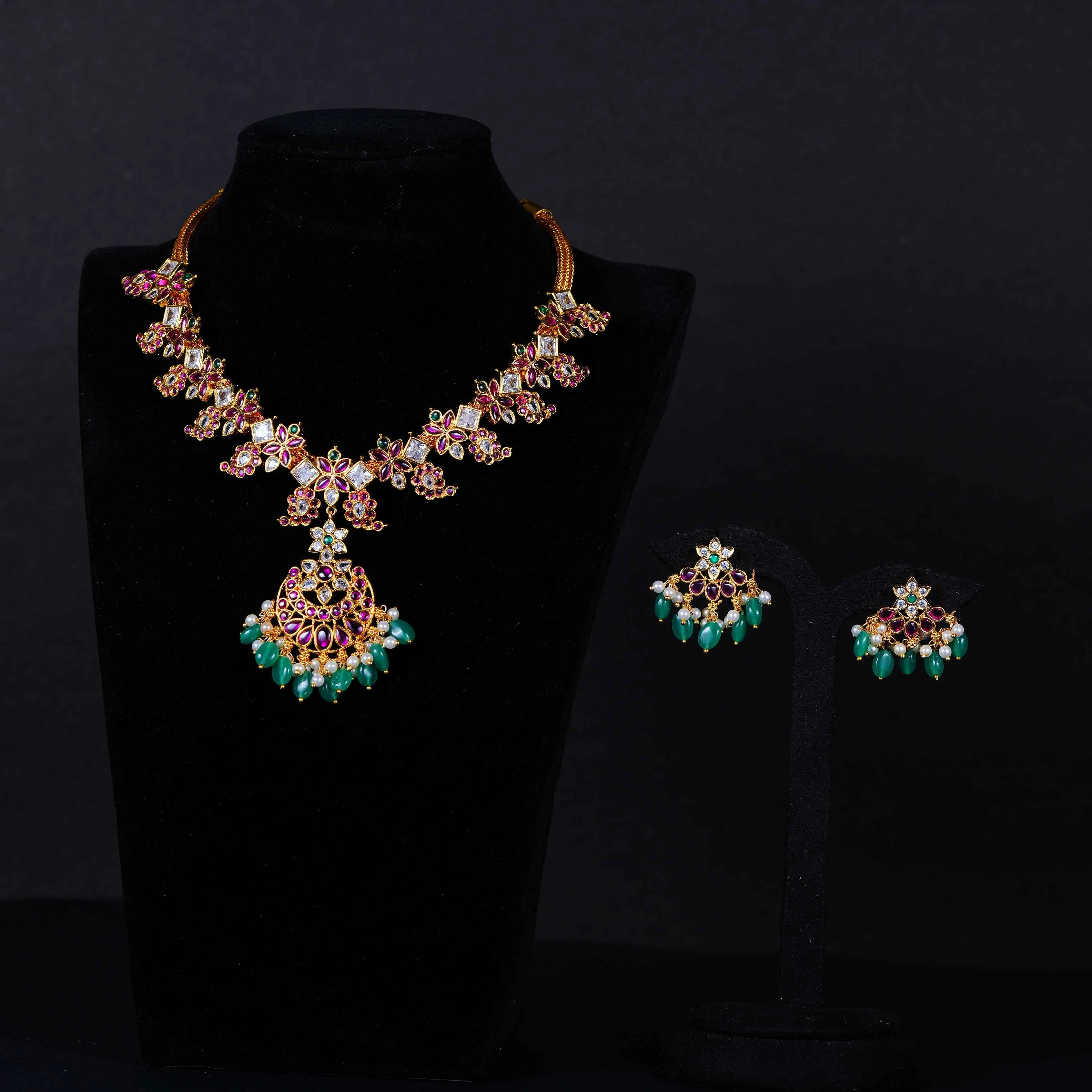 “Antique Nakshi Pendant Necklace”
