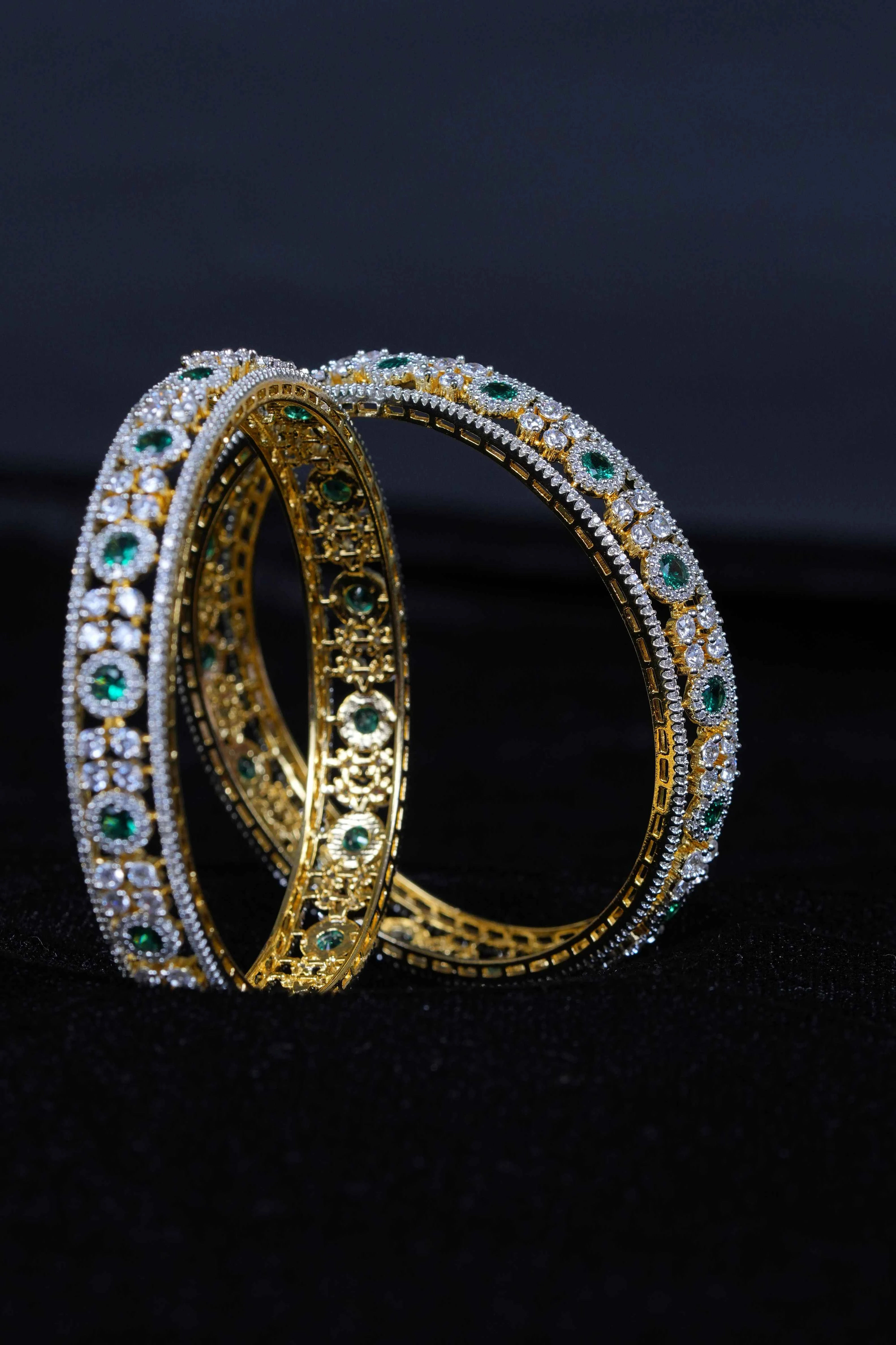 diamond replica bangles