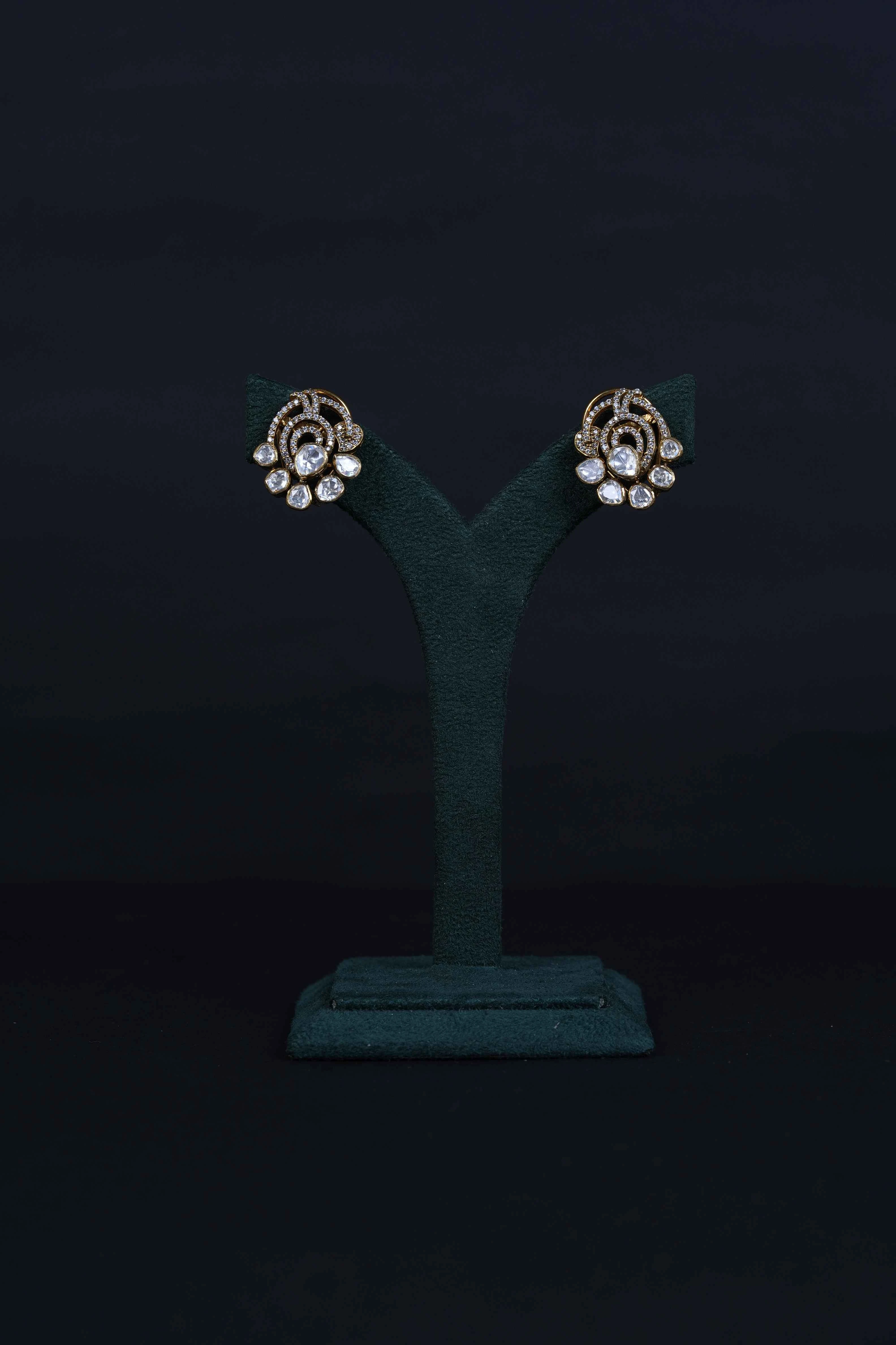 polki earstuds