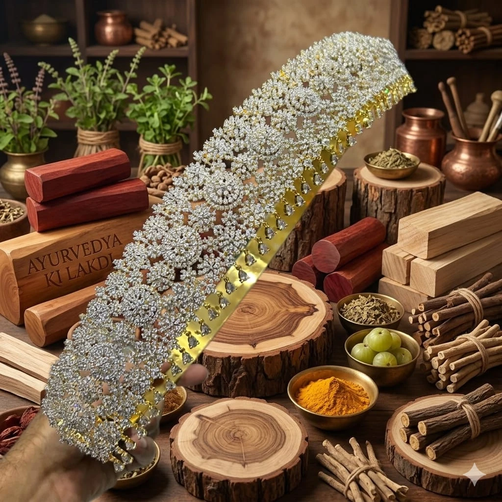 Premium Quality Stones with Diamond Replica Hip Belt