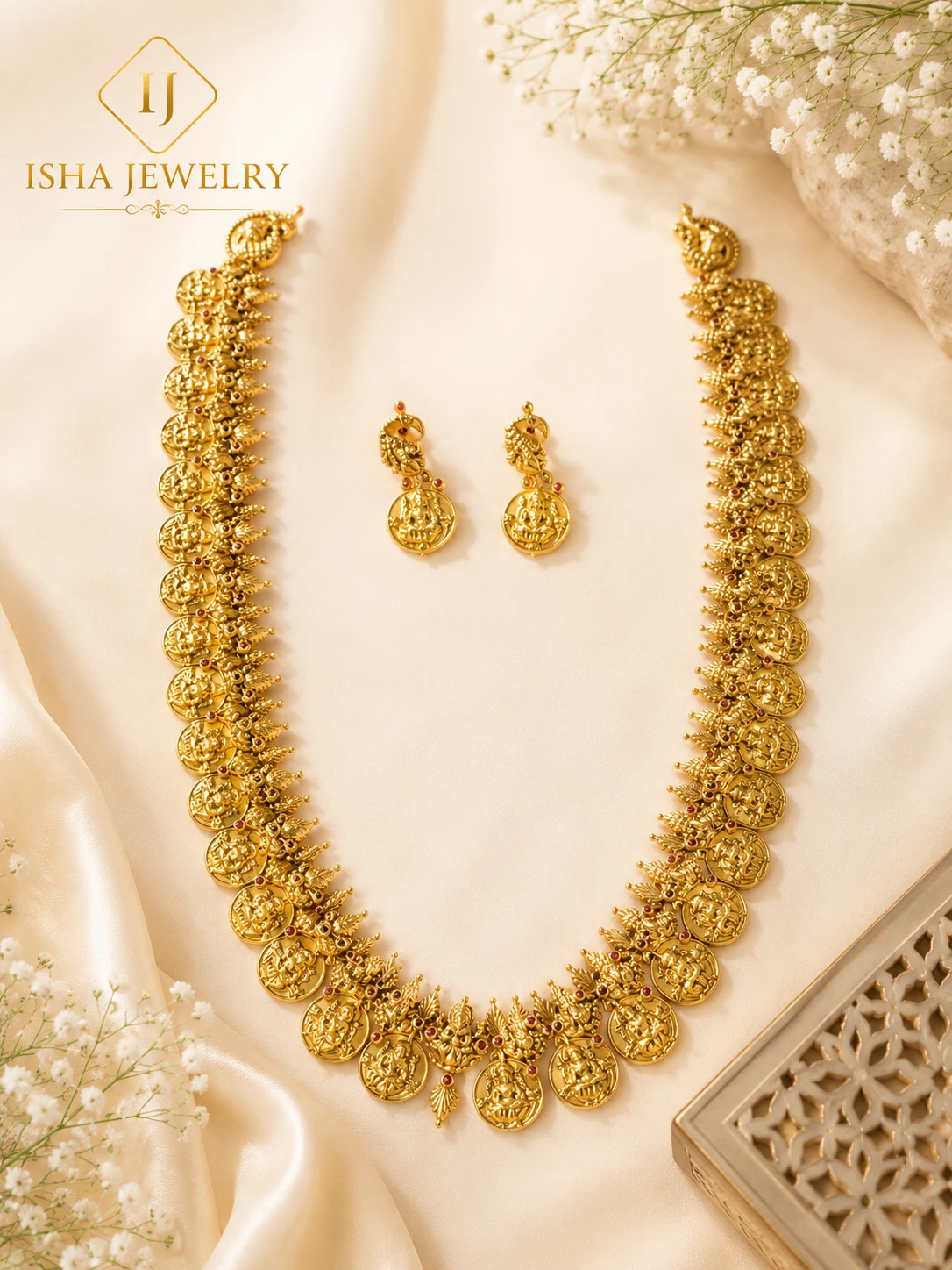 Premium 1 Gram Gold Long Kaasu Maala