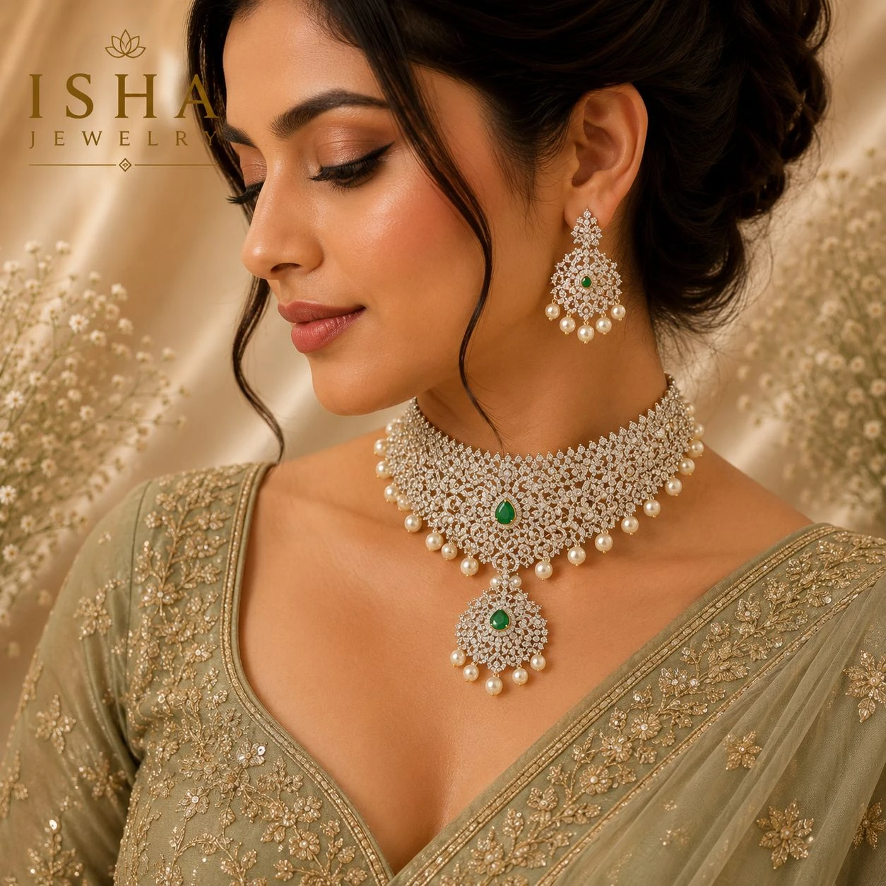 Premium Quality AD Stone Choker